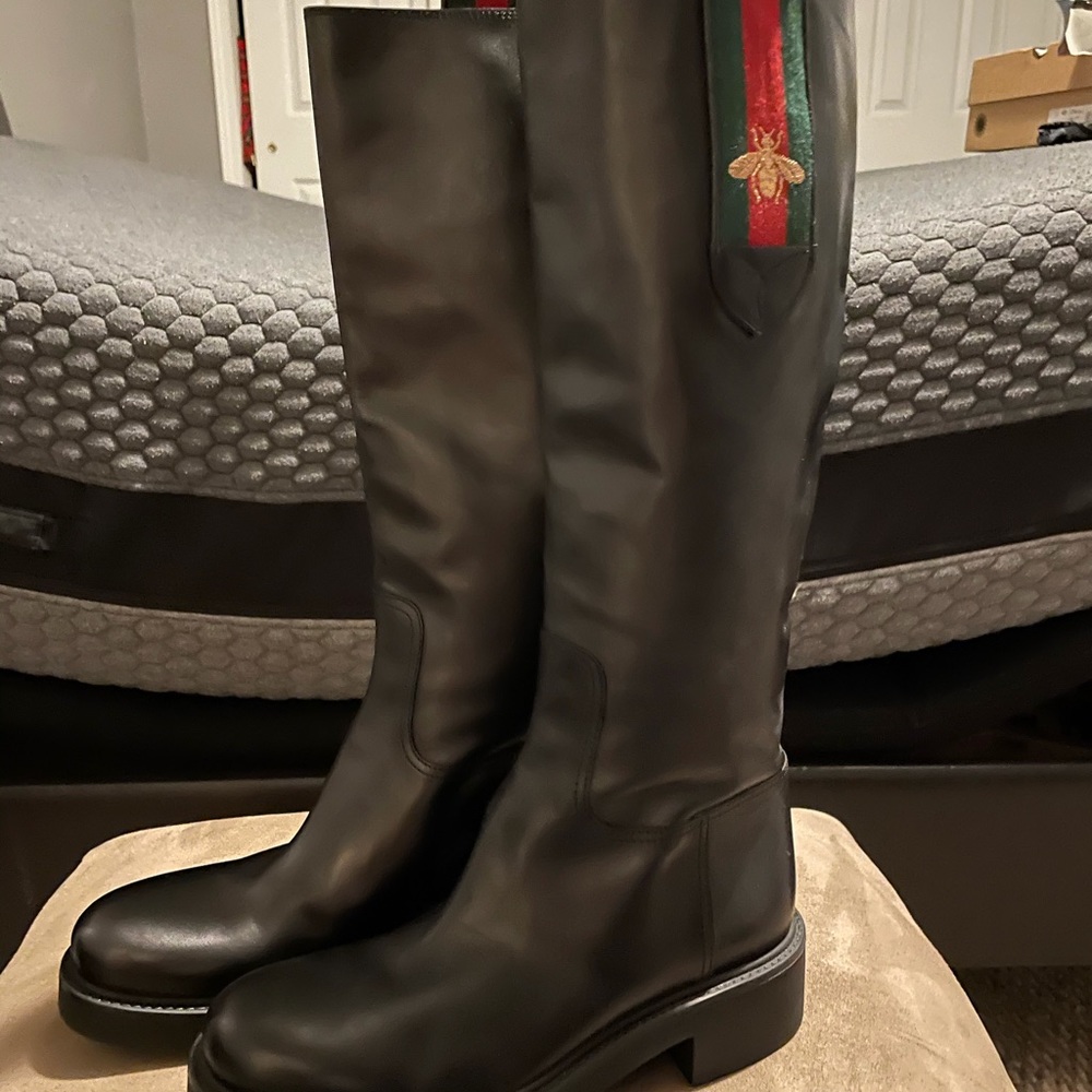 COPY - Gucci Leather Black Boots